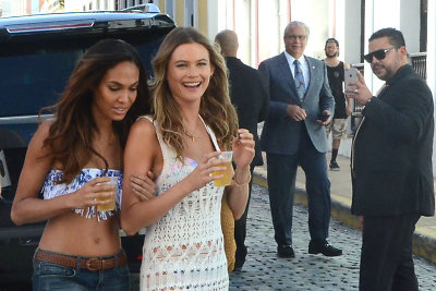 Behati Prinsloo ir Joan Smalls