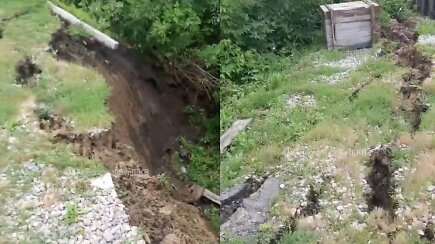 Siaubas Uralo krašte: žemė slenka iš po kojų tiesiogine prasme