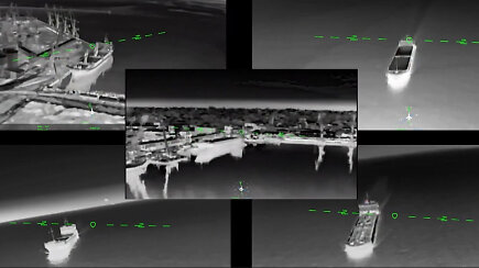 Išskirtinė misija: Ukrainos dronai smogė 5 Rusijos laivams