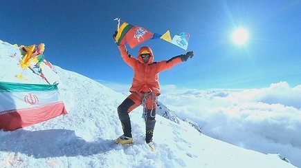15min studijoje – į bene sunkiausią pasaulio viršukalnę K2 įkopęs alpinistas S.Damulevičius