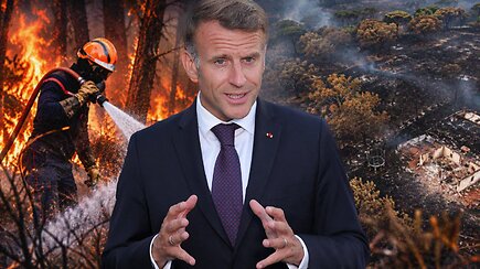 Gaisrai Prancūzijoje neslopsta: ugniagesiai lenktyniauja su laiku
