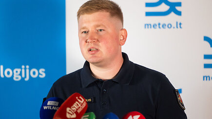 Sinoptikai labai smarkią audrą prognozuoja Vilniaus, Utenos, Panevėžio apskrityse