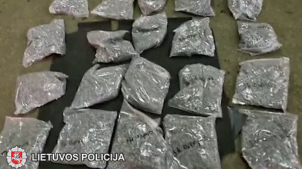 Vilniuje sulaikyta narkotinių medžiagų kontrabanda iš Nyderlandų Karalystės