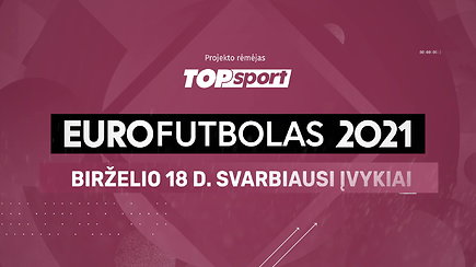 „Eurofutbolas 2021“: birželio 18 d. svarbiausi įvykiai