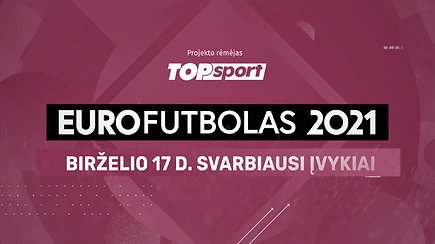 „Eurofutbolas 2021“: birželio 17 d. svarbiausi įvykiai