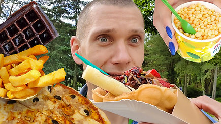 Palangos gatvės maisto šou: legendiniai vafliai, bulvės storulės ir picas perkančios močiutės