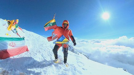 Saulius Damulevičius ant K2 viršūnės
