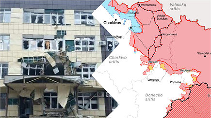 Kas naujo fronte: užsiveriantys katilai Luhansko apylinkėse ir eižėjanti Vakarų vienybė