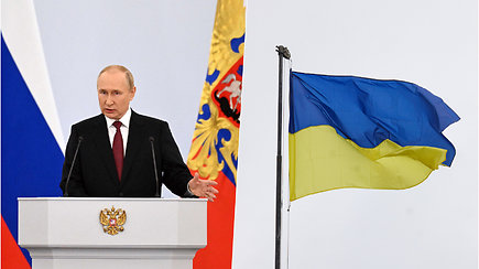Po pasibaigusių pseudoreferendumų V.Putinas pranešė apie okupuotų Ukrainos teritorijų aneksiją