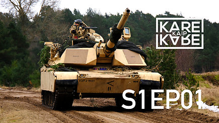 Kuršių marių pakrantėje – pirmąkart JAV tankai „Abrams“