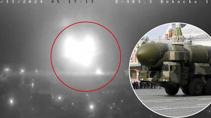 Rusijos balistinės raketos ataka Dnipre