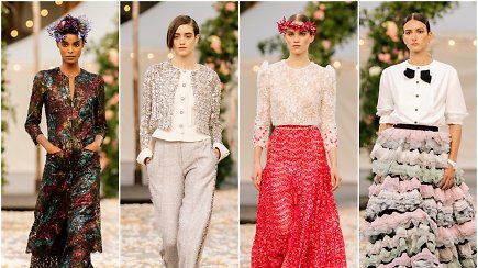 Didžiuosiuose rūmuose Paryžiuje „Chanel“ pristatė 2021 m. pavasario ir vasaros aukštosios mados kolekciją