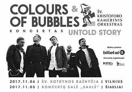 Asmeninio albumo nuotr./„Colours of Bubbles“ ir Šv.Kristoforo kamerinis orkestras