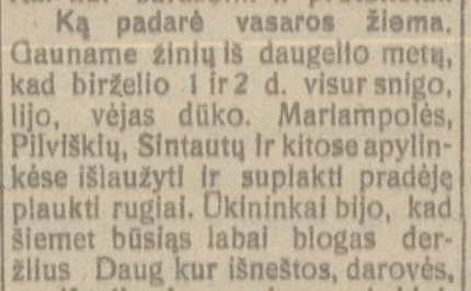 epaveldas.lt nuotr. /1924 m. birželio 6. „Lietuvos žinių“ straipsnis