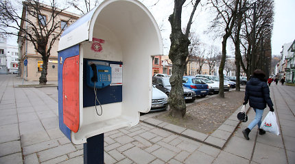 Taksofonų Lietuvoje kitais metais neliks: pamatysime tik muziejuje