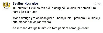 Susirašinėjimo su fiktyvios santuokos tarpininku ištrauka.