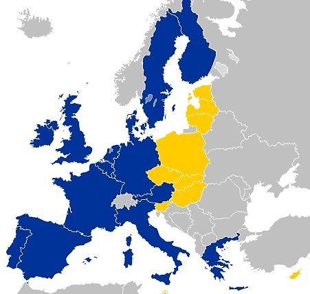 Wikipedia nuotr./Europos Sąjungos ekspansija 2004-ųjų gegužės 1 dieną