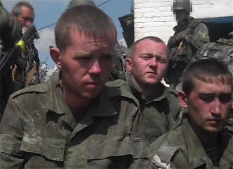 Ukrainos saugumo tarnybos nuotr./Rusijos kariai Ilovaiske