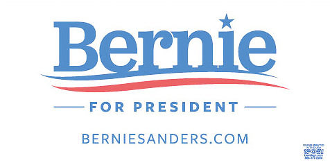 Wikipedia nuotr./Bernie Sanderso rinkimų kampanijos logotipas 
