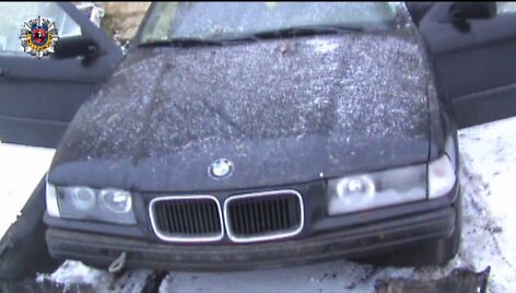 Apgadintas BMW
