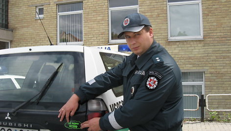 Akcija Trakų policijoje