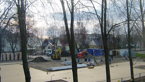 Palangoje rekonstruojama Jūratės alėja. 