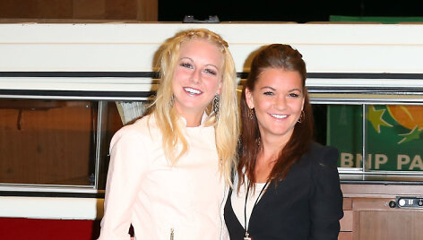 Agnieszka Radwanska ir Urszula Radwanska