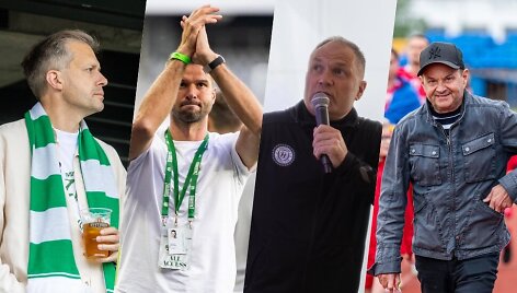 Andrius Tapinas, Mantas Kalnietis, Dainius &Scaron;umauskas, Bronius Vaitiekūnas