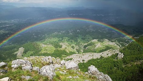 Vaizdas nuo Lovčeno kalno