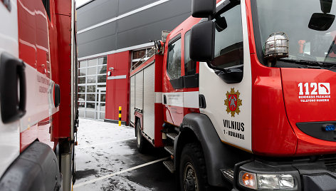 Rekonstruoto Vilniaus priešgaisrinės gelbėjimo valdybos 1-osios komandos pastato atidarymas