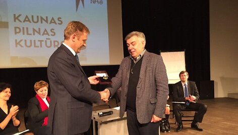 Muziejininkui Osvaldui Daugeliui įteiktas Kultūros ministerijos Garbės ženklas