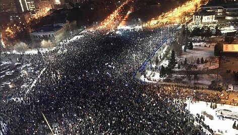 Protestas Rumunijoje