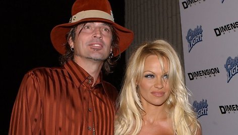 Tommy Lee ir Pamela Anderson