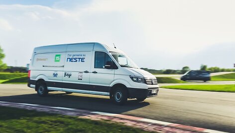 Lietuvos komercinio automobilio rinkimai: stabdymo testas