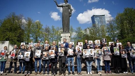 Žurnalistų solidarumo akcija Vilniuje 2023 05 02