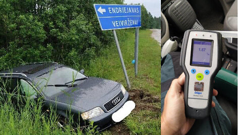 Abiturientė į egzaminą vyko neblaivi.