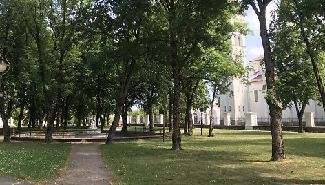 Rietavo centre esantis baseinas papktino keliautojus: vandenyje matėsi pastipusios antys, žuvys. Kvapas buvo nemalonus.