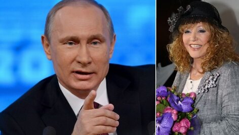 Vladimiras Putinas ir Ala Pugačiova