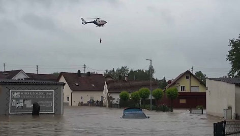 Potvynis Pietų Vokietijoje