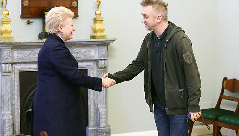 Andrius Mamontovas ir Dalia Grybauskaitė