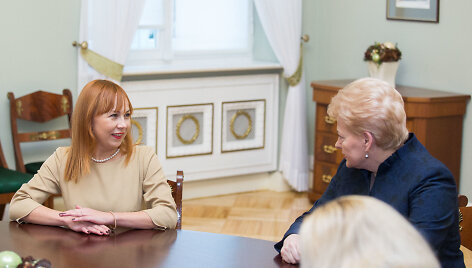 Jurgita Petrauskienė ir Dalia Grybauskaitė