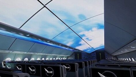 Naujųjų &bdquo;Boeing&ldquo; interjeras projektuojamas itin moderniai