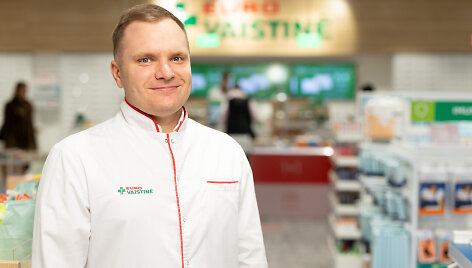 &bdquo;Eurovaistinės&ldquo; vaistininkas Ignas Popa