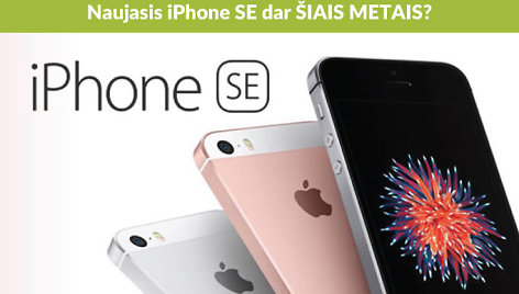 „Apple“ ruošiasi pristatyti naują „iPhone SE“ (2017)