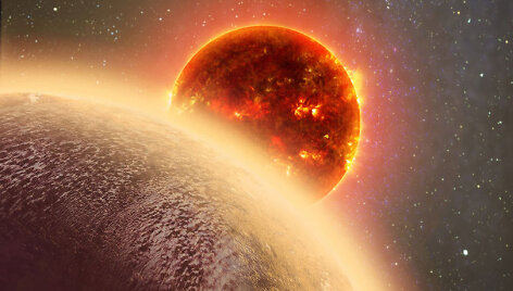 Taip menininkas įsivaizduoja GJ 1132b planetos i&scaron;vaizdą