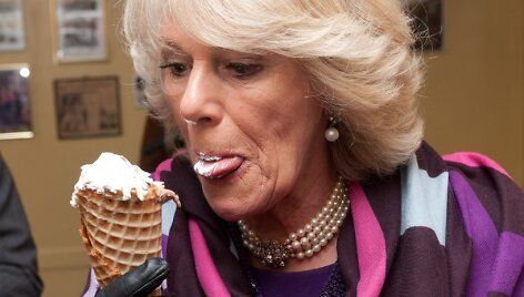 Ledais besimėgaujanti kunigaik&scaron;tienė Camilla