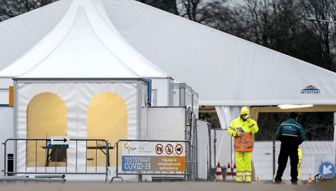 Nyderlanduose prie COVID-19 testavimo centro driokstelėjo sprogimas