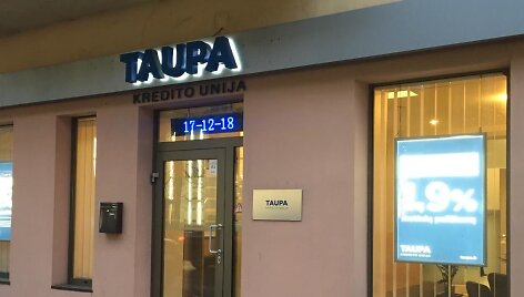 Kredito unija &bdquo;Taupa&ldquo; taps banku.