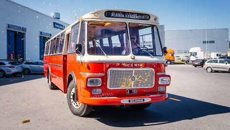 Estai restauravo istorinį autobusą &bdquo;Scania-Vabis&ldquo;