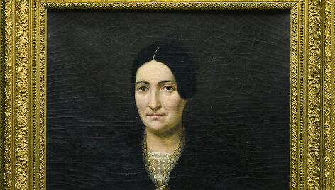 Napoleonas Mykolas Julius Ylakavičius &ndash; &bdquo;Nežinomos kilmingos moters portretas&ldquo; (XIX a. vid.)